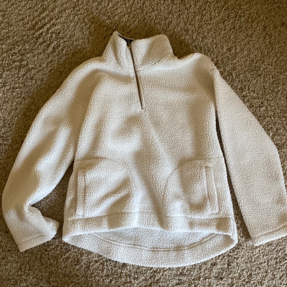 Old Navy white sherpa